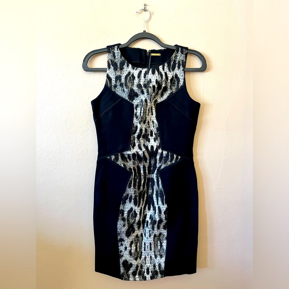 NWT Rebecca Minkoff Moulin Leopard Print Sleeveless Sheath Dress 2